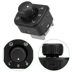 Side Mirror Switch Control Wing Mirror Switch Fits Jetta 2005-2010, GTI 2010-2014, Jetta 2005-2010, Passat 2006-2010, Tiguan 2009-2015, CC Eos Golf, Replaces 901-507 1K0959565KREH