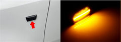 For Dynamic Turn Signal Marker For Opel Astra H MK5 2004-2014 (Black)