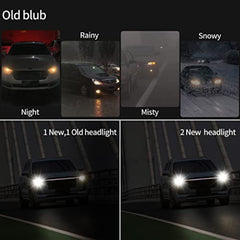 H11 100w Halogen Xenon Headlight Replacement 2x Light Bulb Lamp 6000K White