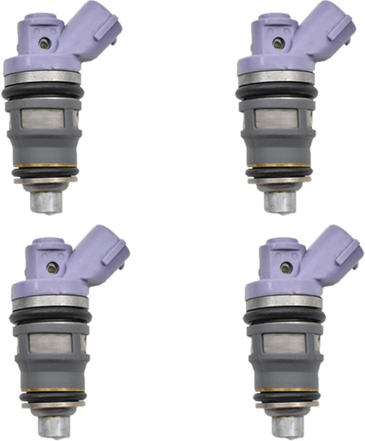 4x Fuel Injector 23250-76010 For Toyota Previa Tarago TCR10R 2.4L 2TZFE 4 Req