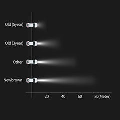 H11 100w Halogen Xenon Headlight Replacement 2x Light Bulb Lamp 6000K White