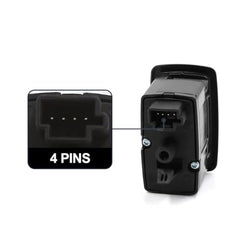 Single Power Window Switch Compatible with Mercedes-Benz W164 W251 ML350 ML450 ML550 ML63 AMG R320 R350 R500, Front or Rear Side, Replace # 2518200510, 25182005109174