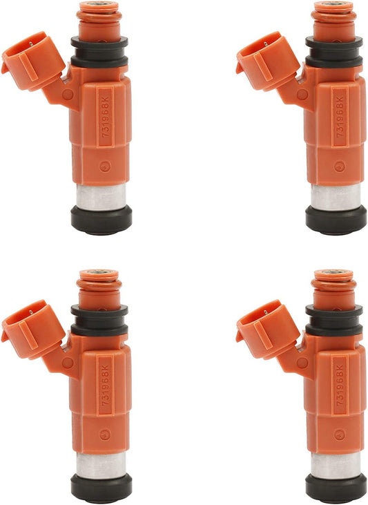 Fuel Injector 4 Holes 4Pcs | Replacement for Yamaha Outboard 115 HP Marine Mitsubishi Eclipse Galant Mirage Chrysler Dodge Suzuki | Replace# 68V-8A360-00-00, INP-771, CDH-210