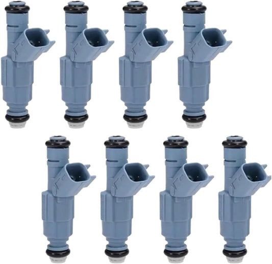 4 Holes Set of 8 Fuel Injectors Compatible with Dodge, Jeep 0280155849