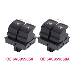 Car Power Window Switch Button 6V0959858 6V0959858A Compatible with VW Skoda Rapid Seat Toledo 2013-2015(6V0959858A)