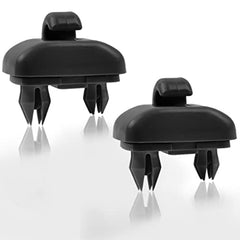 2X Q5 Sun Visor Clip Replacement Compatible with Audi, Sunvisor Inner Clips for A1 A3 A4 A5 A6 Q3 Q5 S3 S4 S5 TT, ABS Construction Interior Sunscreen Holder Hook, OEM #8U0857562A (Black)