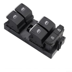 Power Window Switch, 5GG959857A 5G0959857C 5G0959857E Front Driver Side Window Master Switch Replacement for Mk7 2014 2018 Black