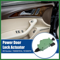 Motoforti Front Left Right Door Lock Latch Actuator Replacement Fit for Volkswagen EuroVan - Pack of 1 Green Black Long-lasting