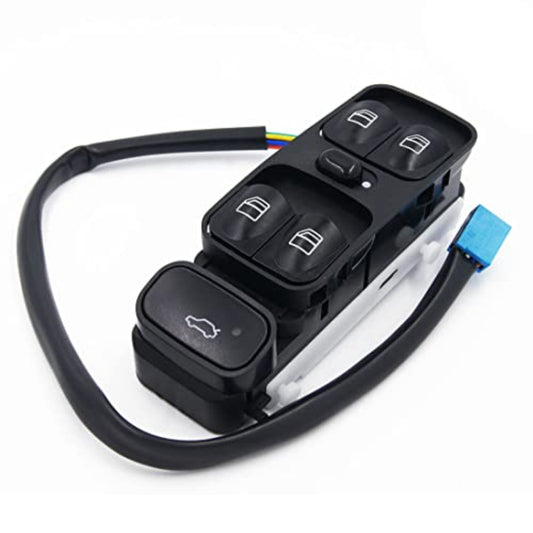 038210679 Master Power Window & Trunk Release Switch; 4-Door; Front Left; Compatible with Mercedes-Benz W203 4-Door C-Class Models C230, C240, C280, C320, C350, C32 AMG, C55 AMG