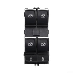 Power Window Switch, 5GG959857A 5G0959857C 5G0959857E Front Driver Side Window Master Switch Replacement for Mk7 2014 2018 Black