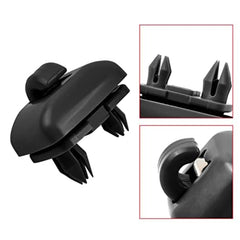 2X Q5 Sun Visor Clip Replacement Compatible with Audi, Sunvisor Inner Clips for A1 A3 A4 A5 A6 Q3 Q5 S3 S4 S5 TT, ABS Construction Interior Sunscreen Holder Hook, OEM #8U0857562A (Black)