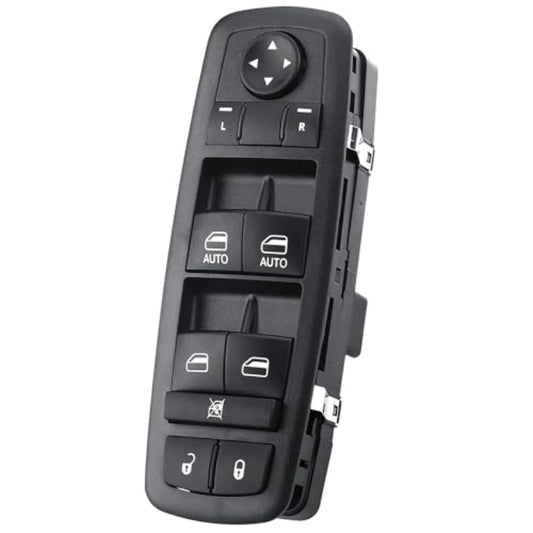 Front Left Driver Side Master Power Control Window Switch for Dodge Ram 1500 2500 3500 Truck Quad Mega Crew Cab 2009 2010 2011 2012 Replace 4602863AD 4602863AB 4602863AC 901-473 (3 Pins + 9 Pins)