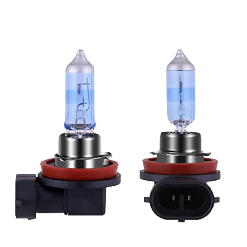 H11 100w Halogen Xenon Headlight Replacement 2x Light Bulb Lamp 6000K White