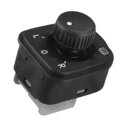 Power Mirror Switch ABS Plastic Side Mirror Control Switch Knob Black for 1K0959565H 1K0959565F 1K0959565K