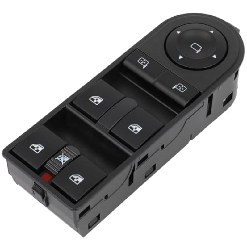 Window Lift Switch Compatible with Vauxhall for Opel for Astra H for Zafira 2005-2015 13228699 13228877 Electric Power Window Master Control Switch