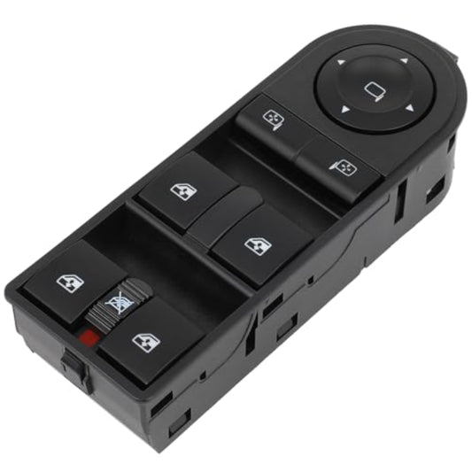 Window Lift Switch Compatible with Vauxhall for Opel for Astra H for Zafira 2005-2015 13228699 13228877 Electric Power Window Master Control Switch