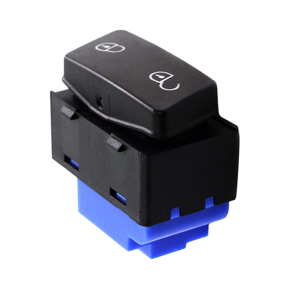 1T0962125B Car Door Locking Switch, Door Lock Control Switch Compatible with Volkswagen Caddy 2004-2015 Touran 2003-2015, Replaces 1T0 962 125B, 1T0 962 125 B