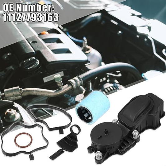 NEW PCV Crankcase Oil Vent Breather Filter Kit For BMW M57 E39 E46 X5 E53 Diesel