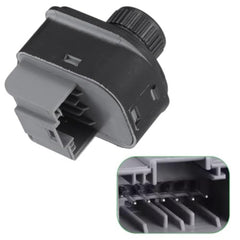 Side Mirror Switch Control Wing Mirror Switch Fits Jetta 2005-2010, GTI 2010-2014, Jetta 2005-2010, Passat 2006-2010, Tiguan 2009-2015, CC Eos Golf, Replaces 901-507 1K0959565KREH
