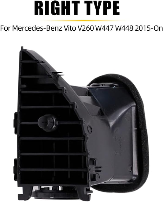 A4478300654 Car Dashboard Center A/C Grille Vent Air Conditioner Outlet For Mercedes Benz Vito V260 W447 W448 A4478300454 (Right)