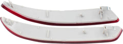 ApplianPar Rear Left and Right Side Bumper Reflector Marker Trim for BMW