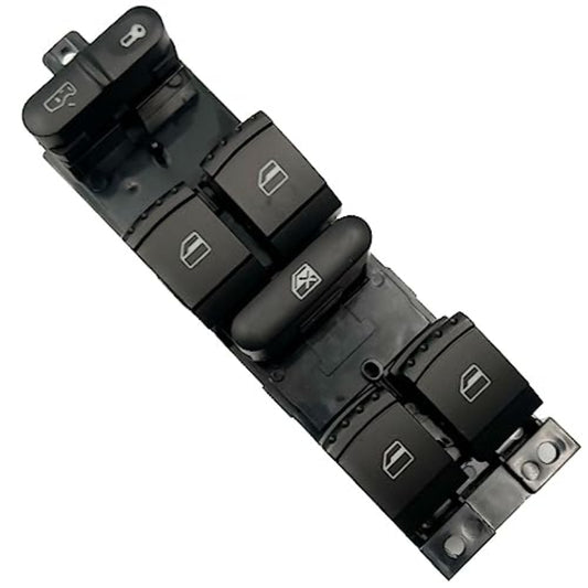 1999-2000-2001-2002-2003-2004-2005 Volkswage Golf Jetta Passat Power Master Window Switch Drivers Side - Door Lock Switch Control - 1J4959857, 1J4959857B, 1J4959857D,1S12477, DS2325, 901-500