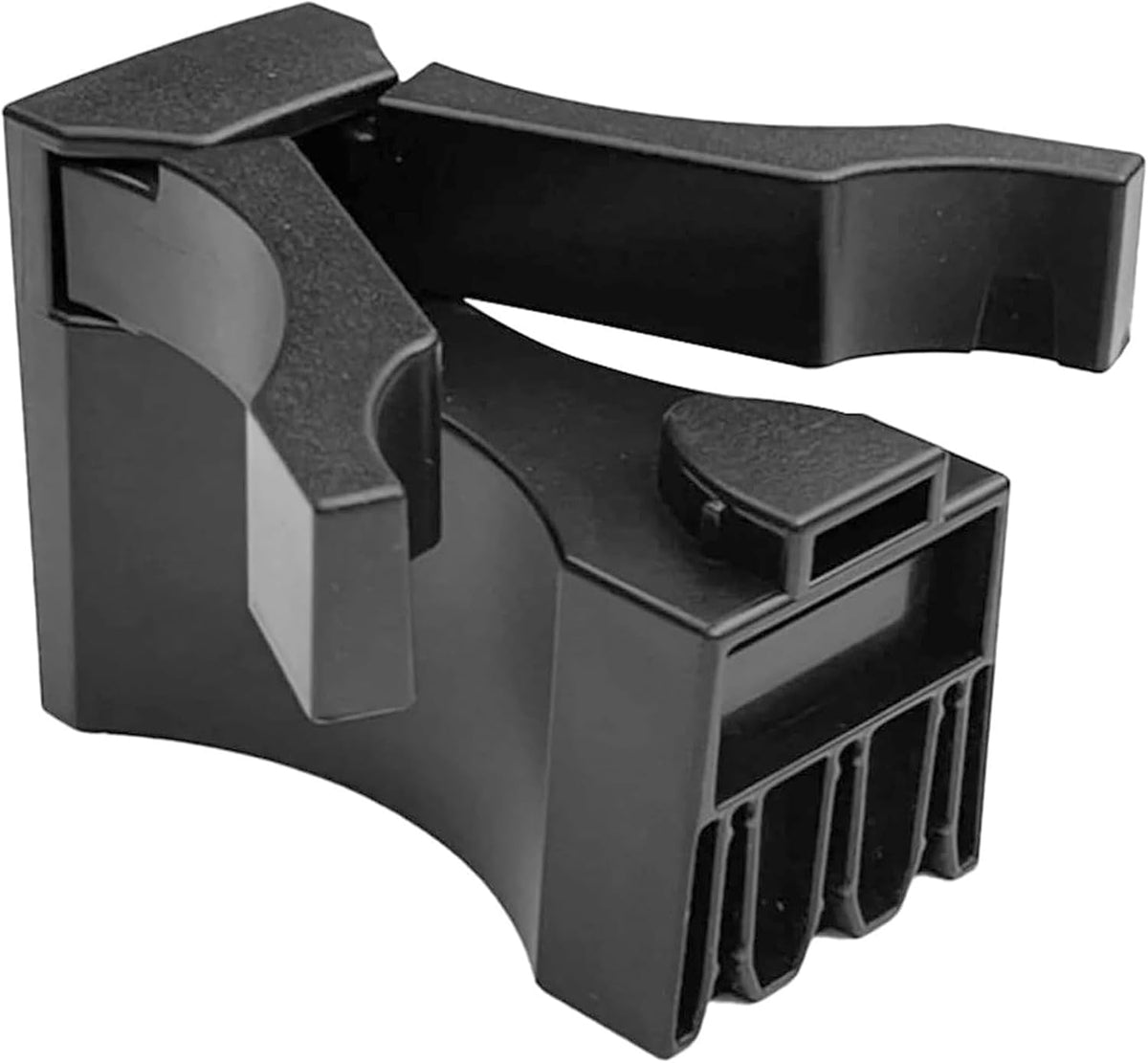 Cup Holder Insert Divider for Toyota Land Cruiser 2008-2021 Center Console Drink Cup Holder Insert Divider Replacement 55633-60040 1Pcs Black