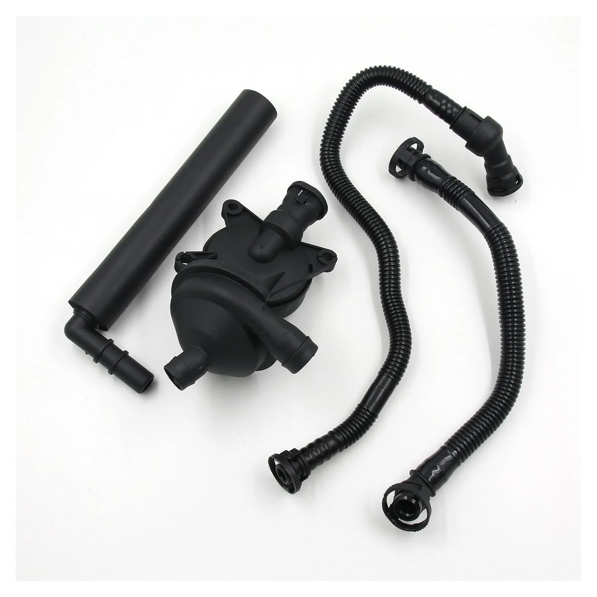 Crankshaft Valve+Breather+Hose 11617503520 11157513903 11157503524 11157503523 Compatible with BMW 3 Series 316 318 E46 N42 N46(Assembly)