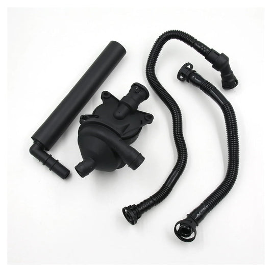 Crankshaft Valve+Breather+Hose 11617503520 11157513903 11157503524 11157503523 Compatible with BMW 3 Series 316 318 E46 N42 N46(Assembly)