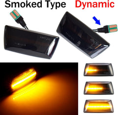 For Dynamic Turn Signal Marker For Opel Astra H MK5 2004-2014 (Black)