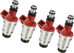 16600-86G00 Set of 4 Fuel Injectors for Nissan Pickup D21 1990-1995