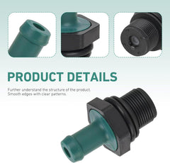 1 PC Automotive Crankcase Ventilation Valve, One-way Control PCV Check Valve Replacement, Replaces OEM #111810EA200 118106N202 118106N201 1181-1KC0A Compatible with Nissan Infiniti