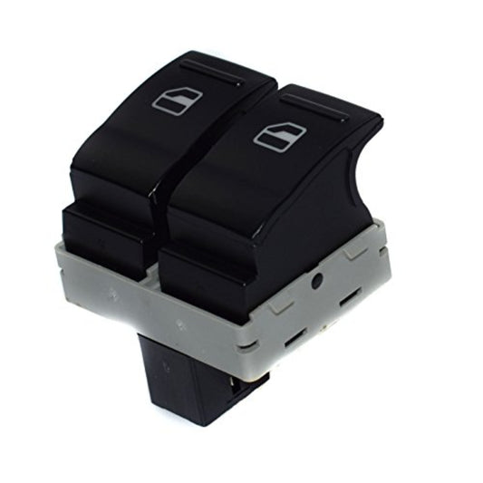 Double Window Control Switch Button 4 Pin Driver Side Compatible with Transporter T5, Transporter T6 7E0959855A (Driver Side)