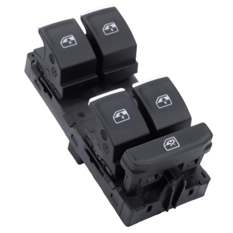 Power Window Switch, 5GG959857A 5G0959857C 5G0959857E Front Driver Side Window Master Switch Replacement for Mk7 2014 2018 Black