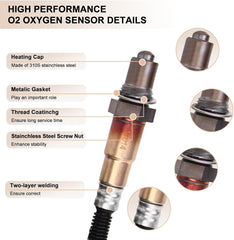 Oxygen O2 Sensor Upstream for Audi A4 Cabriolet A8 Quattro 05-06