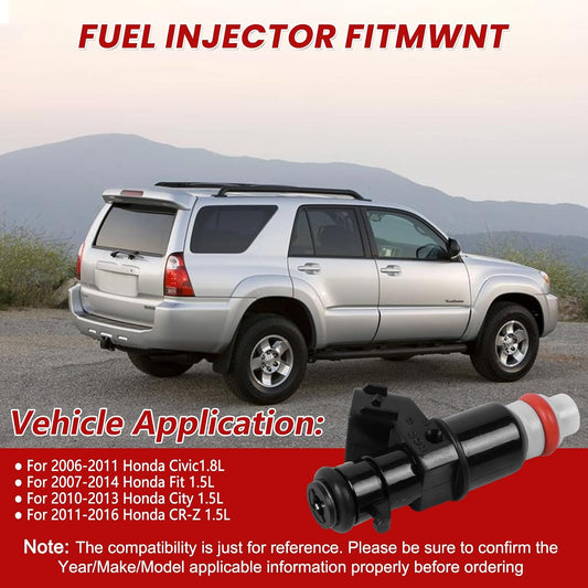 4Pcs Fuel Injectors 16450-RNA-A01 16450-PWC-J01 Fit for Honda