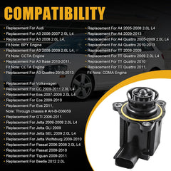 Turbo Turbocharger Cut Off Bypass Valve 06H145710D Replacement For Audi A4