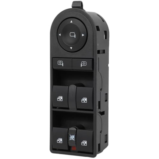 Window Lift Switch Compatible with Vauxhall for Opel for Astra H for Zafira 2005-2015 13228699 13228877 Electric Power Window Master Control Switch