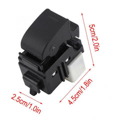 Power Window Switch Button Front Rear Passenger Side Compatible with Toyota Tundra Sienna Solara Matrix Corolla 4Runner RAV4 Tacoma 1993-2011, Scion xA xB tC, Geo Prizm Replace OE 84810-12080