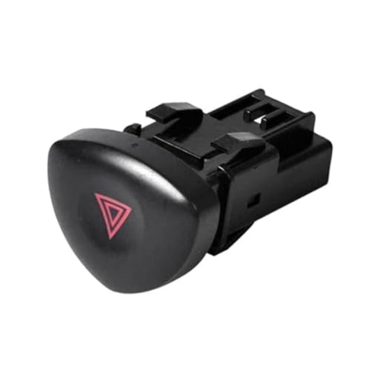 Clio MK II Hazard Warning Switch Button, and Resistant, Easy Installation, OEM Reference 8200060036, Black, for Clio MK II 2001-2006