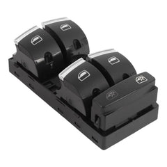 4F0959851H Master Power Window Switch Front Left Driver Side Fit for for Audi A3 2003-2012, fit for Audi A6 2004-2011, fit for Audi Q7 2007-2015 Replace 4F0 959 851H w/Crowbar