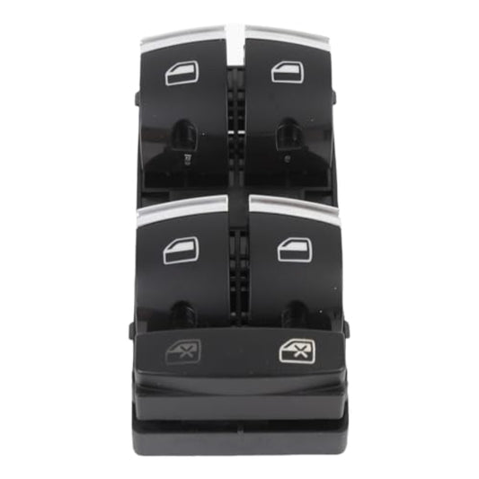 4F0959851H Master Power Window Switch Front Left Driver Side Fit for for Audi A3 2003-2012, fit for Audi A6 2004-2011, fit for Audi Q7 2007-2015 Replace 4F0 959 851H w/Crowbar