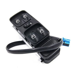 038210679 Master Power Window & Trunk Release Switch; 4-Door; Front Left; Compatible with Mercedes-Benz W203 4-Door C-Class Models C230, C240, C280, C320, C350, C32 AMG, C55 AMG