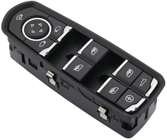 Front Driver Car Master Power Window Switch Panel Compatible With Porsche Cayenne 2011-2014 Porsche Panamera 2010-2015 Replaces 7PP959858RDML 7PP959858MDML