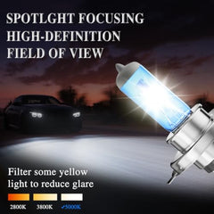H4 Upgrade Xenon white Super 100w Headlight Ultra Bright Light 472 Hid Car Bulbs